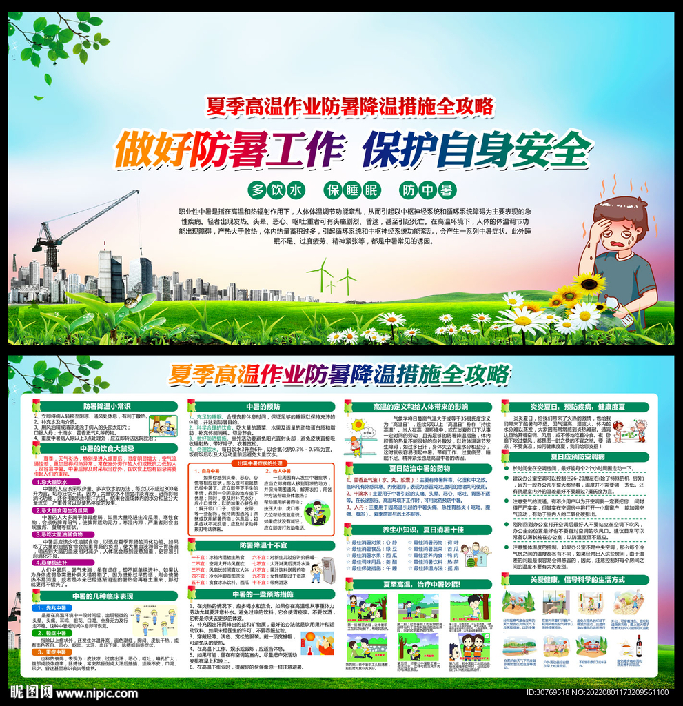 夏季防暑宣传栏 