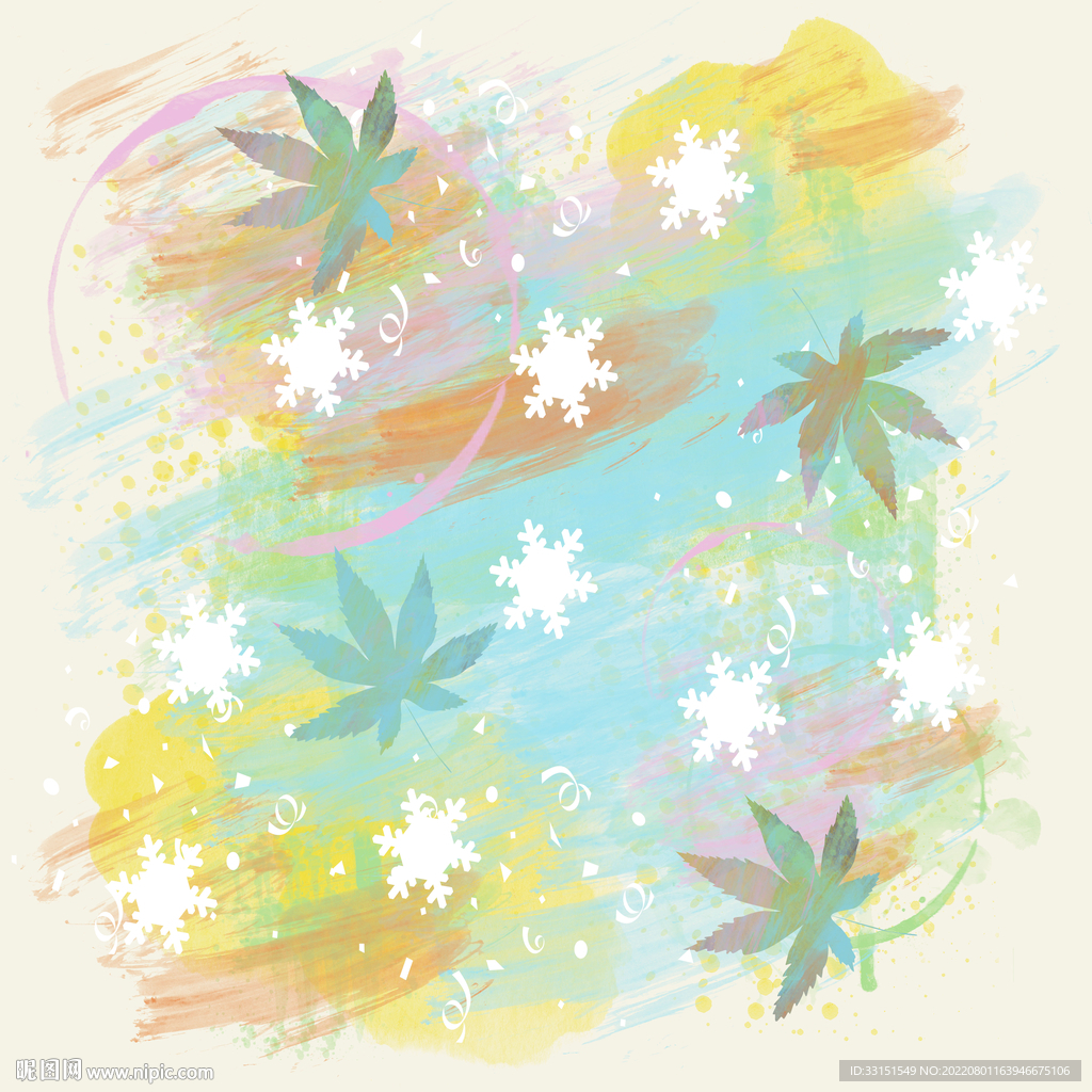 热带雪花扎染