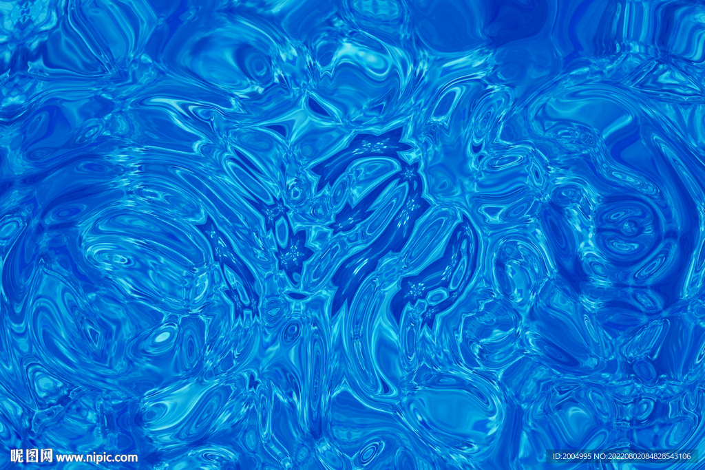 蓝色水纹水波纹