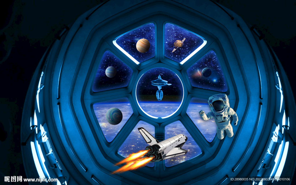 空间站星球宇航员