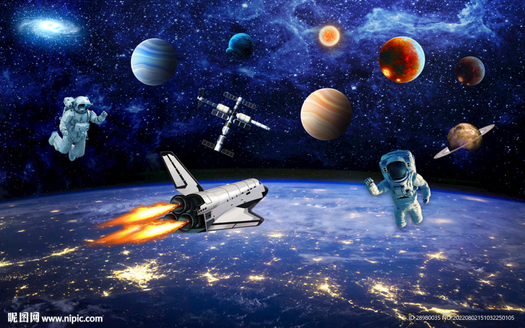 宇宙太空宇航员