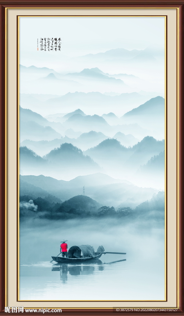 竖幅风景画