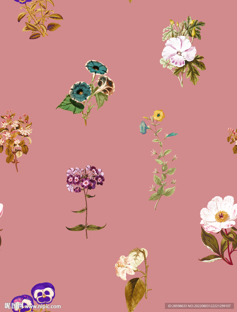 手绘花