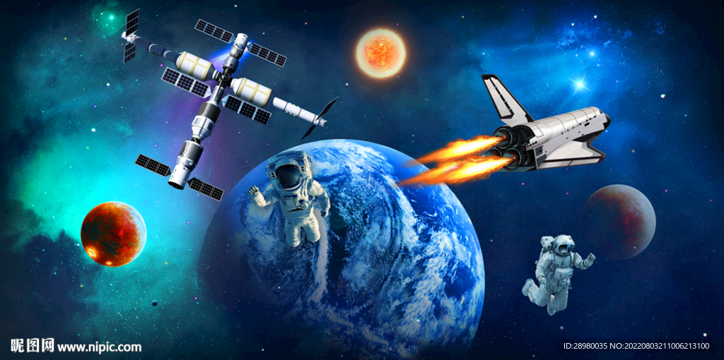 空间站宇航员飞船