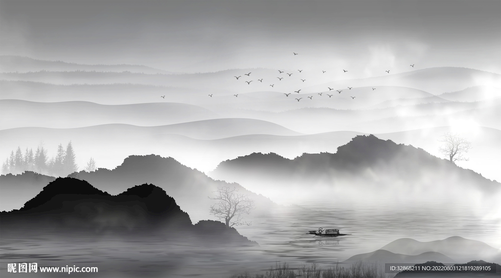 水墨山水