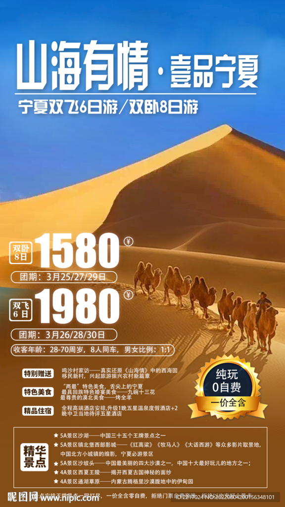 宁夏旅游海报
