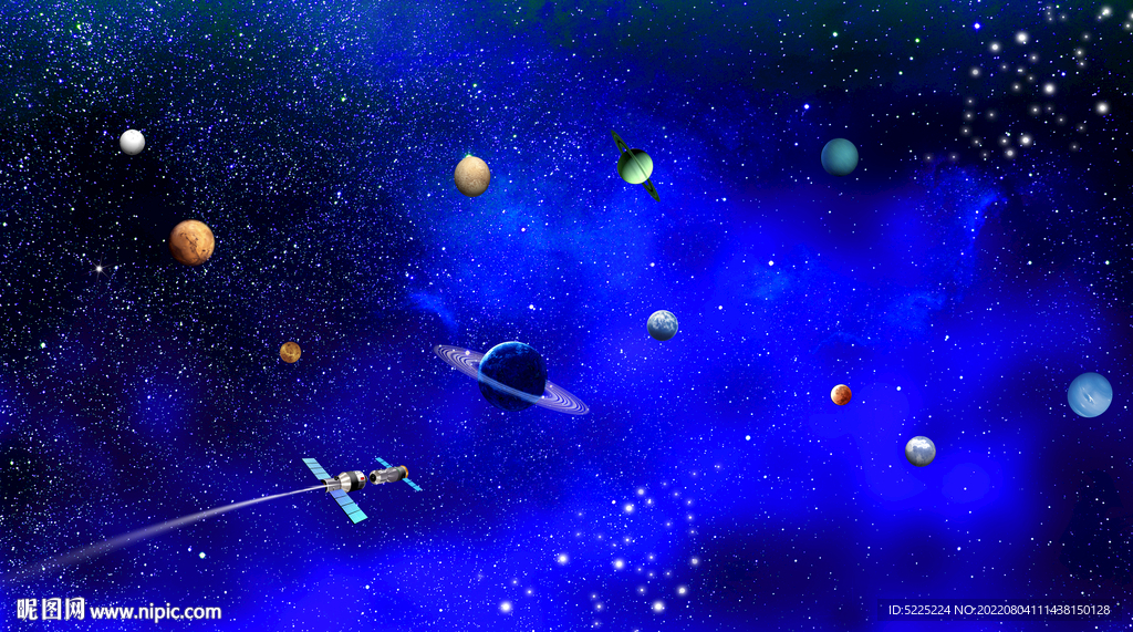 蓝色星空