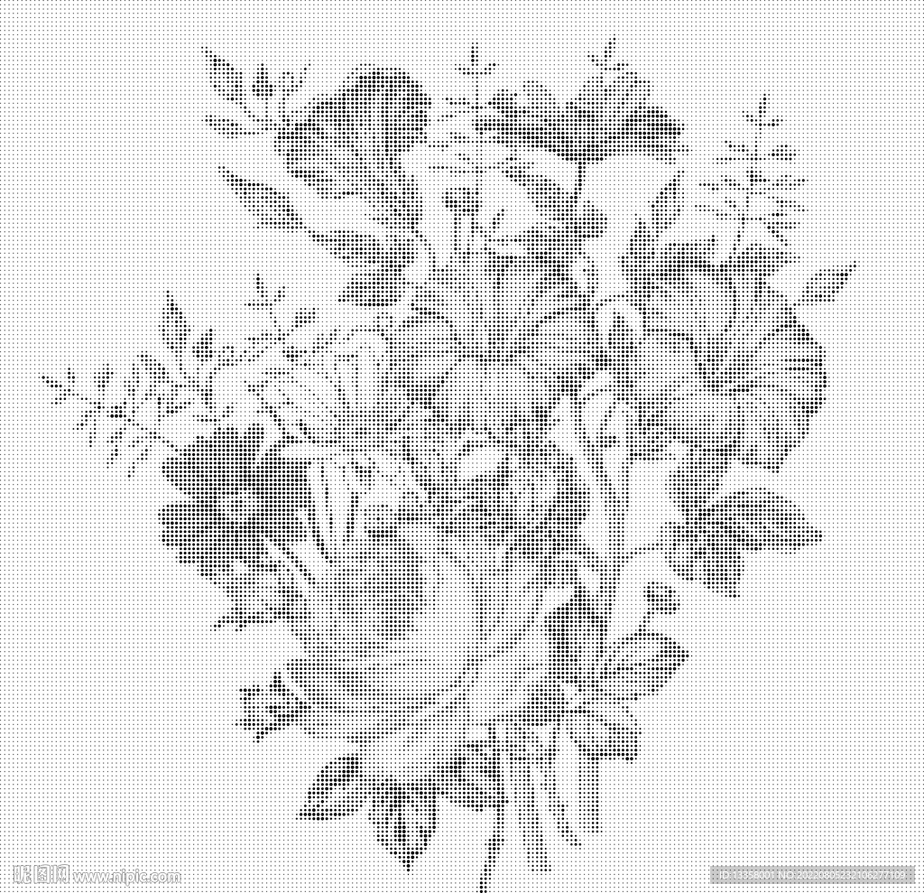 铝单板鲜花冲孔