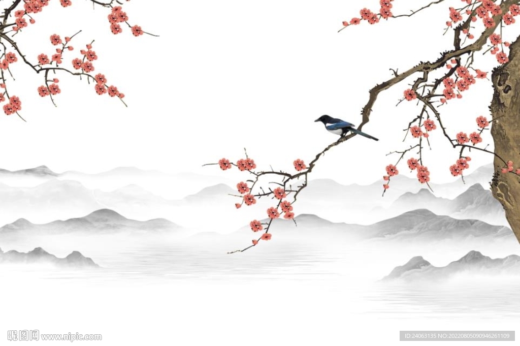 中式梅花