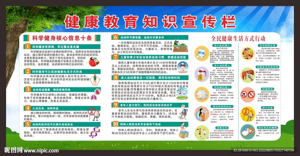 健康教育知识宣传栏