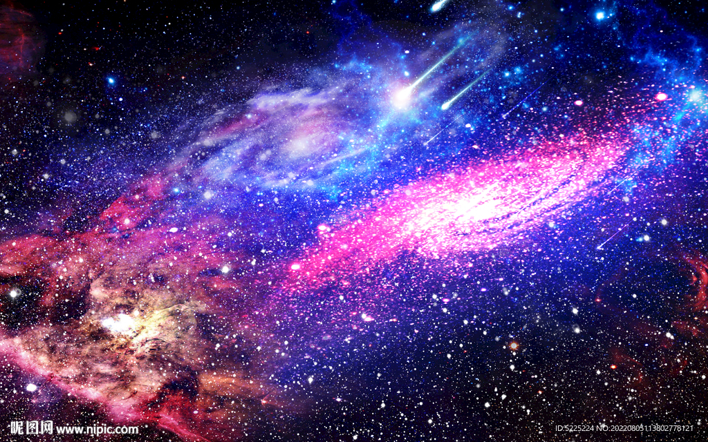 紫色星空