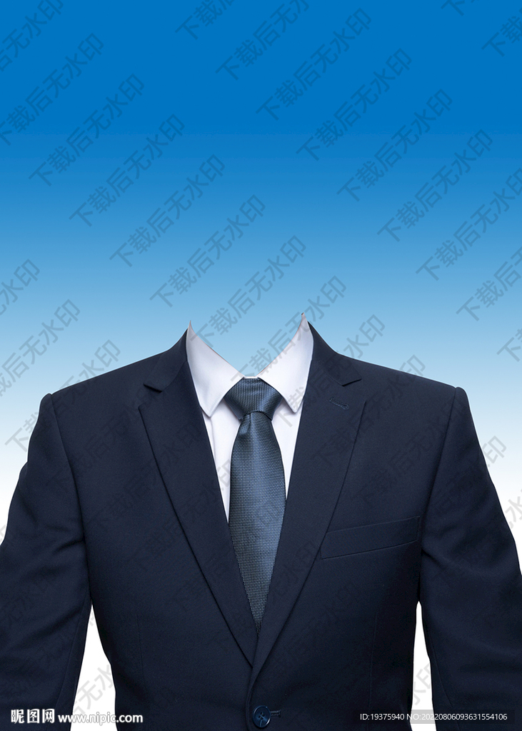 证件照衣服模板