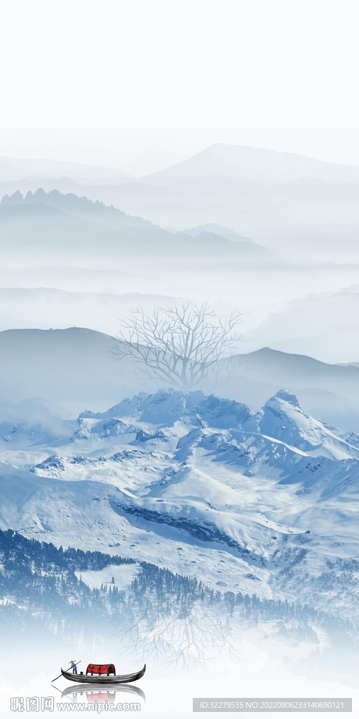 无框画意境最新玄关 Tif分层