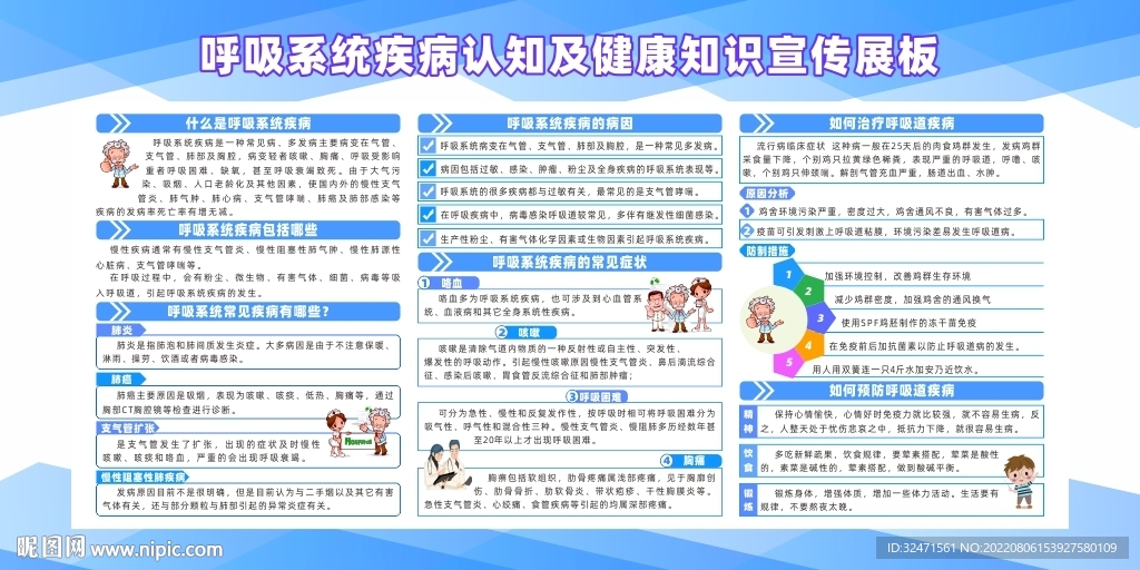 呼吸系统疾病健康知识宣传