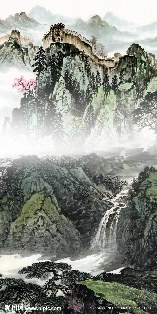 高清新现代玄关画 Tif分层