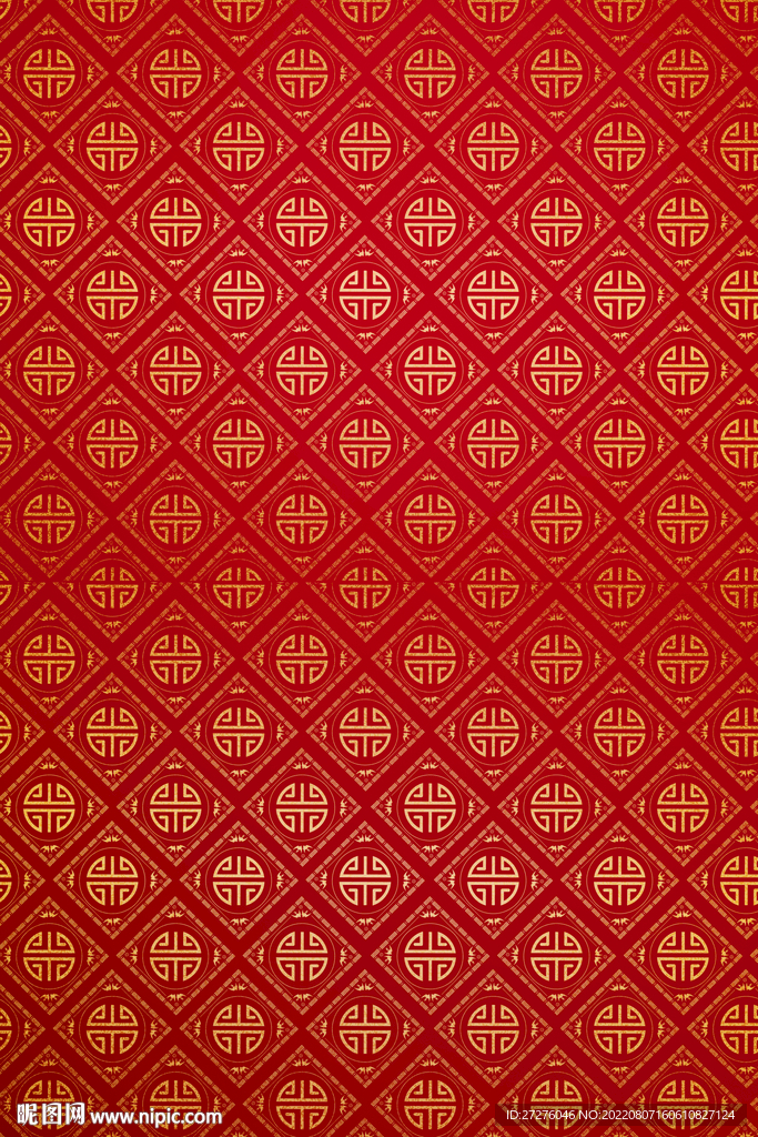 红色喜庆中国风国潮底纹背景