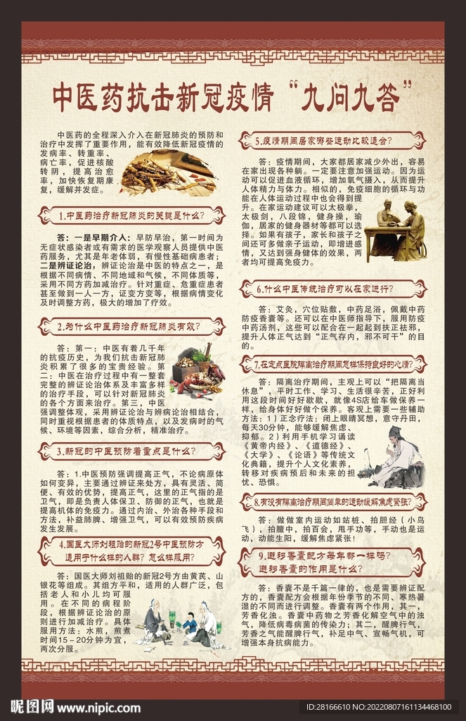 中医药健康海报