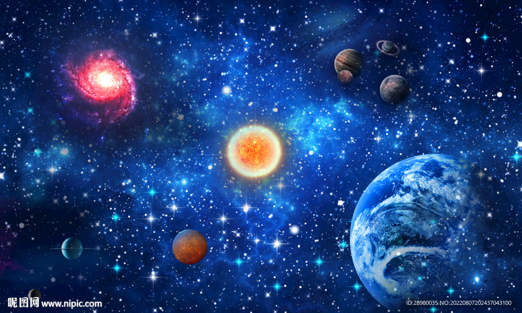 唯美太空星球
