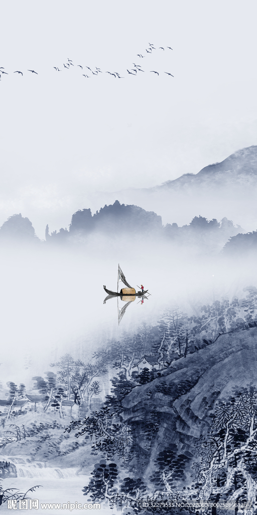 中国风中式最新玄关 Tif分层