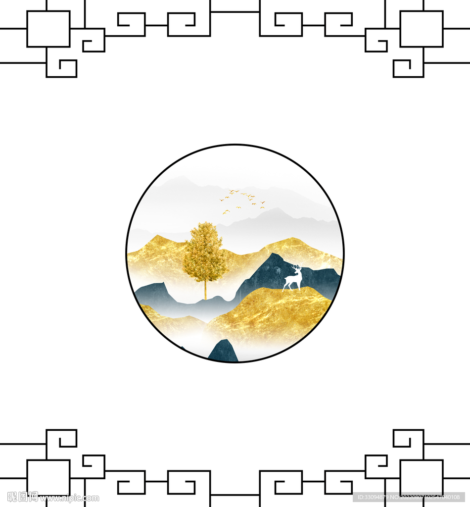 高清分层透明底平开门打印图