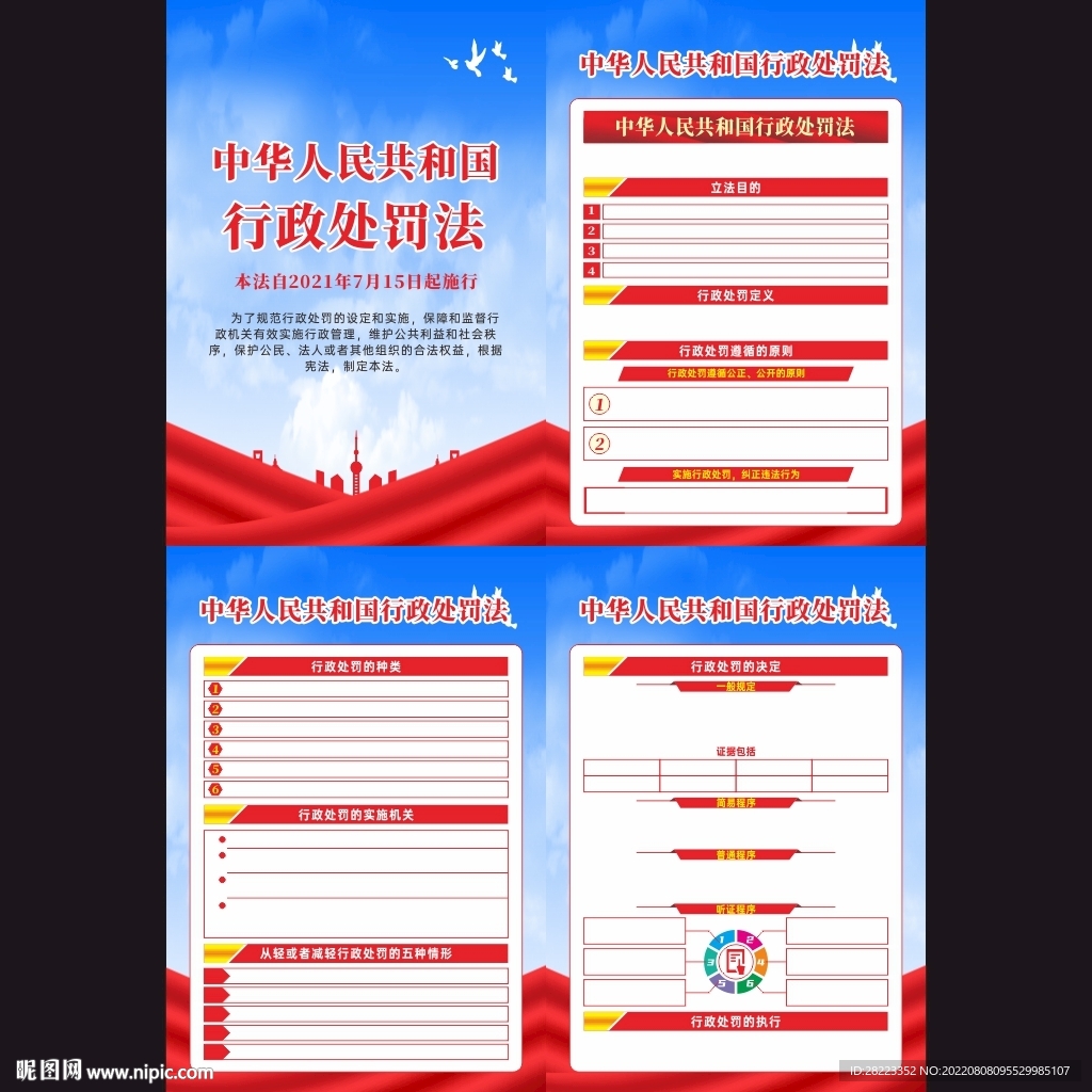 中华人民共和国行政处罚法挂图
