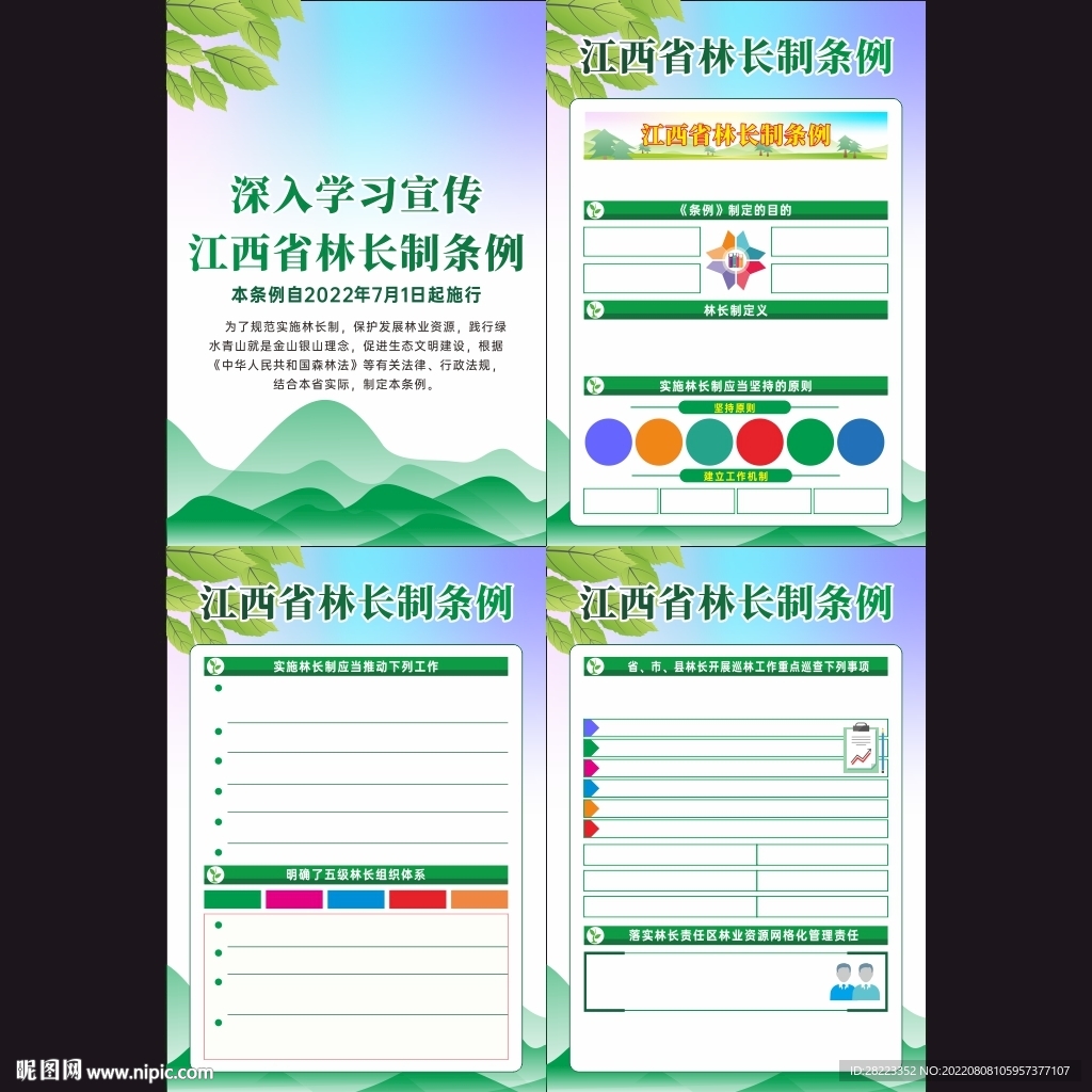 江西省林长制条例挂图