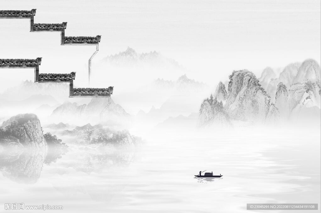 新中式背景墙
