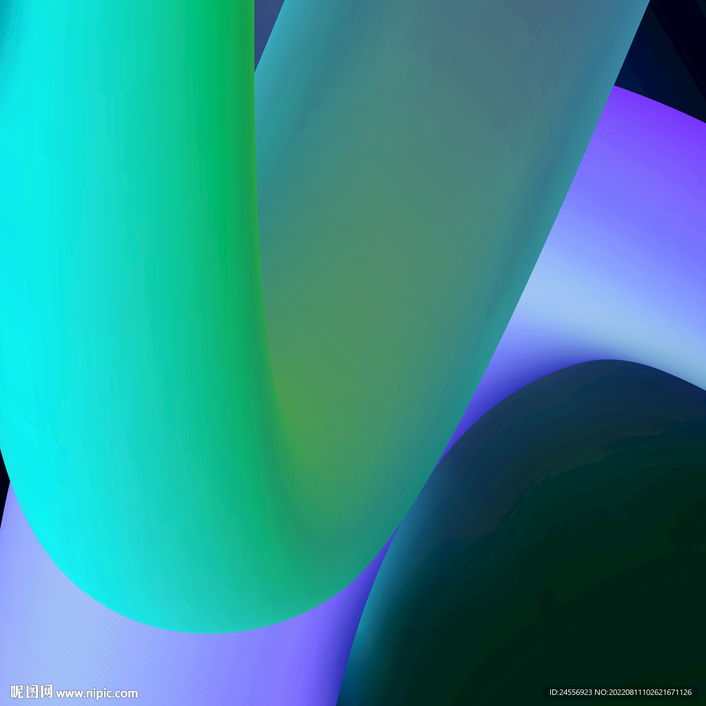 北美渐变抽象画