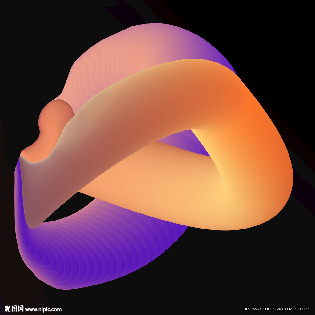 北美渐变抽象装饰画