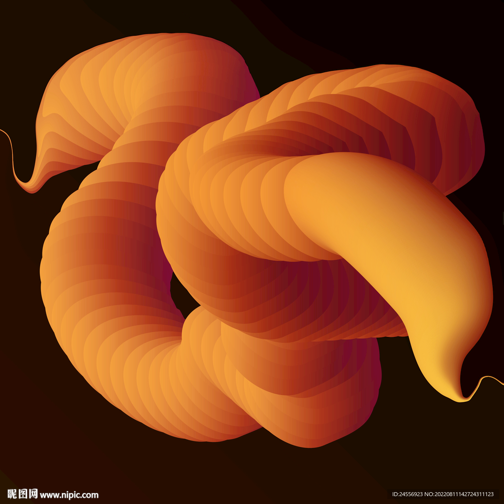 欧式渐变抽象画