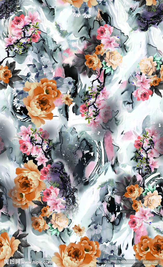 手绘花