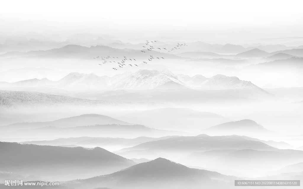 禅意山水画