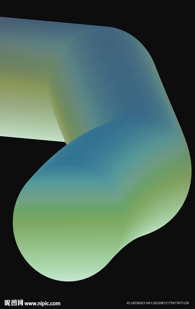 北欧魔幻渐变抽象画