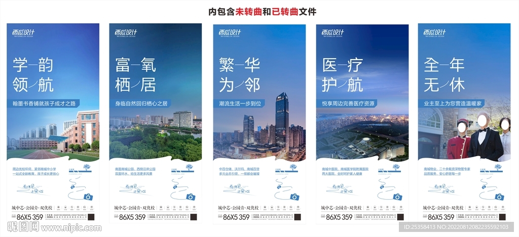 地产价值点海报