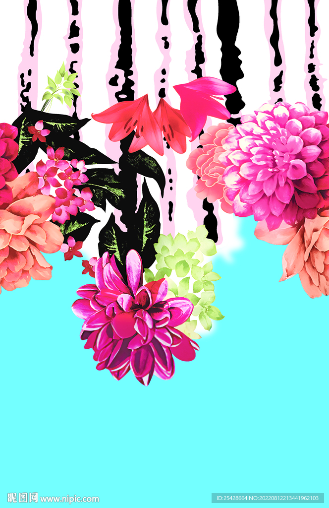定位花 
