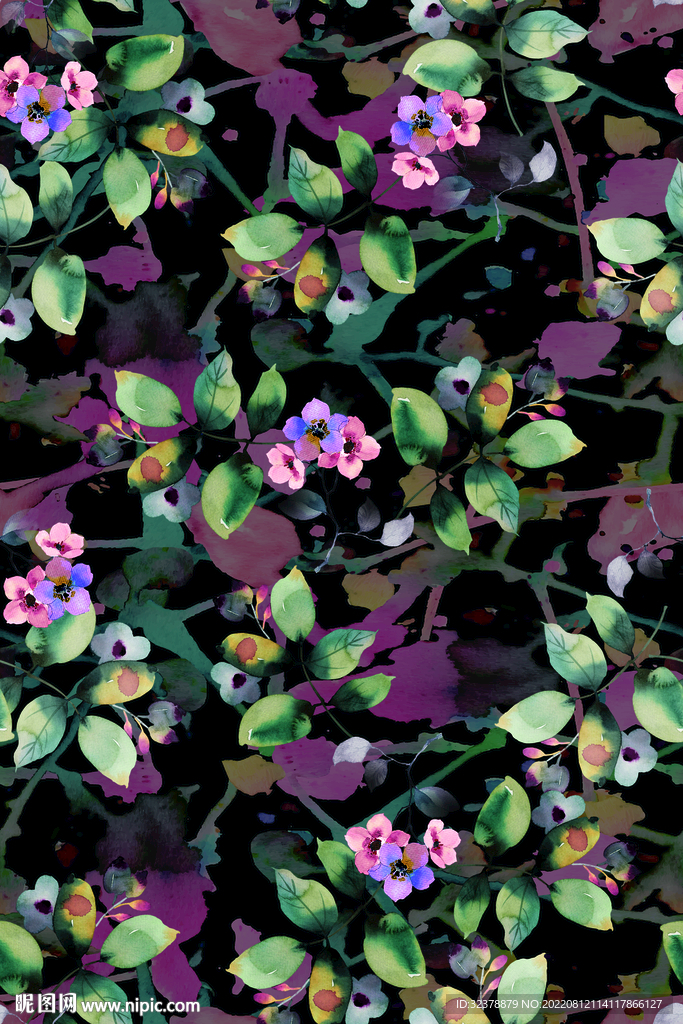手绘花