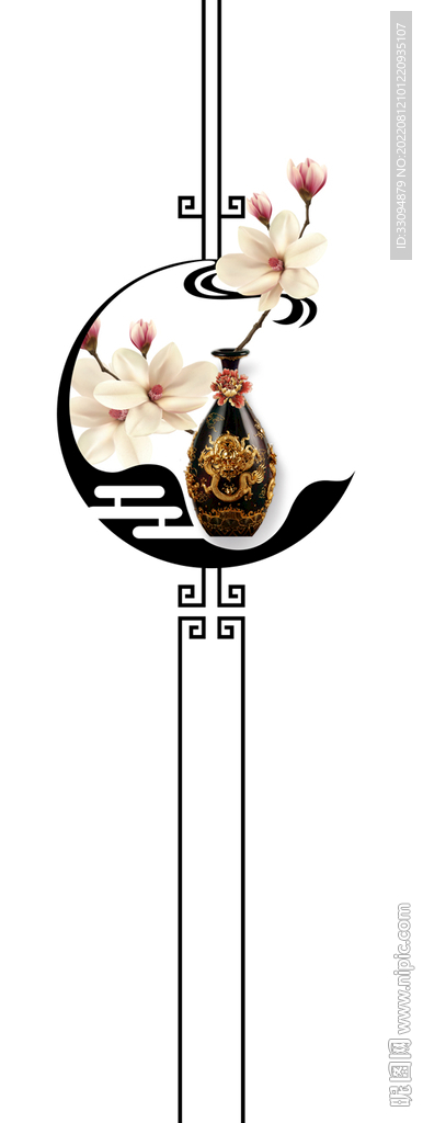 高清分层透明底平开门打印图