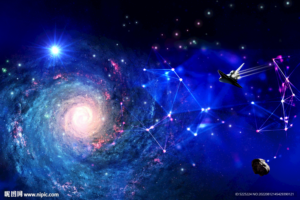 星空太空星云黑洞宇宙图