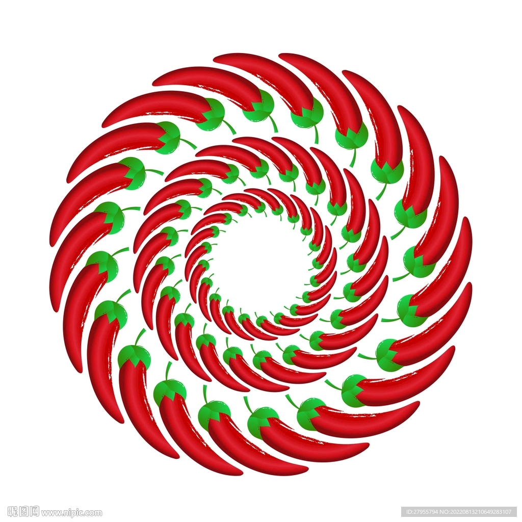 辣装饰矢量圆