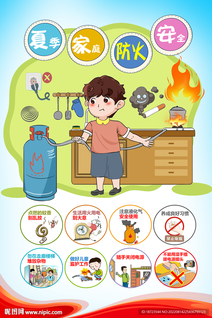夏季家庭防火安全常识