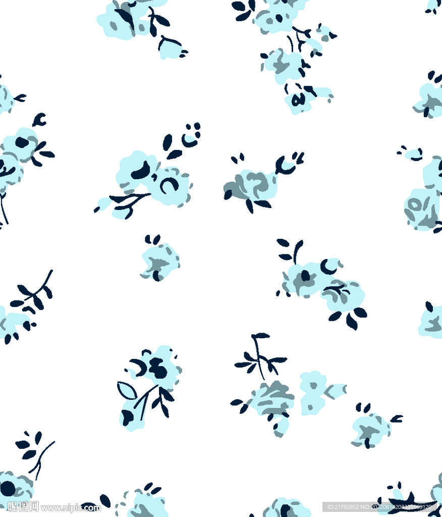 小樱花 数码印花图片 大牌 