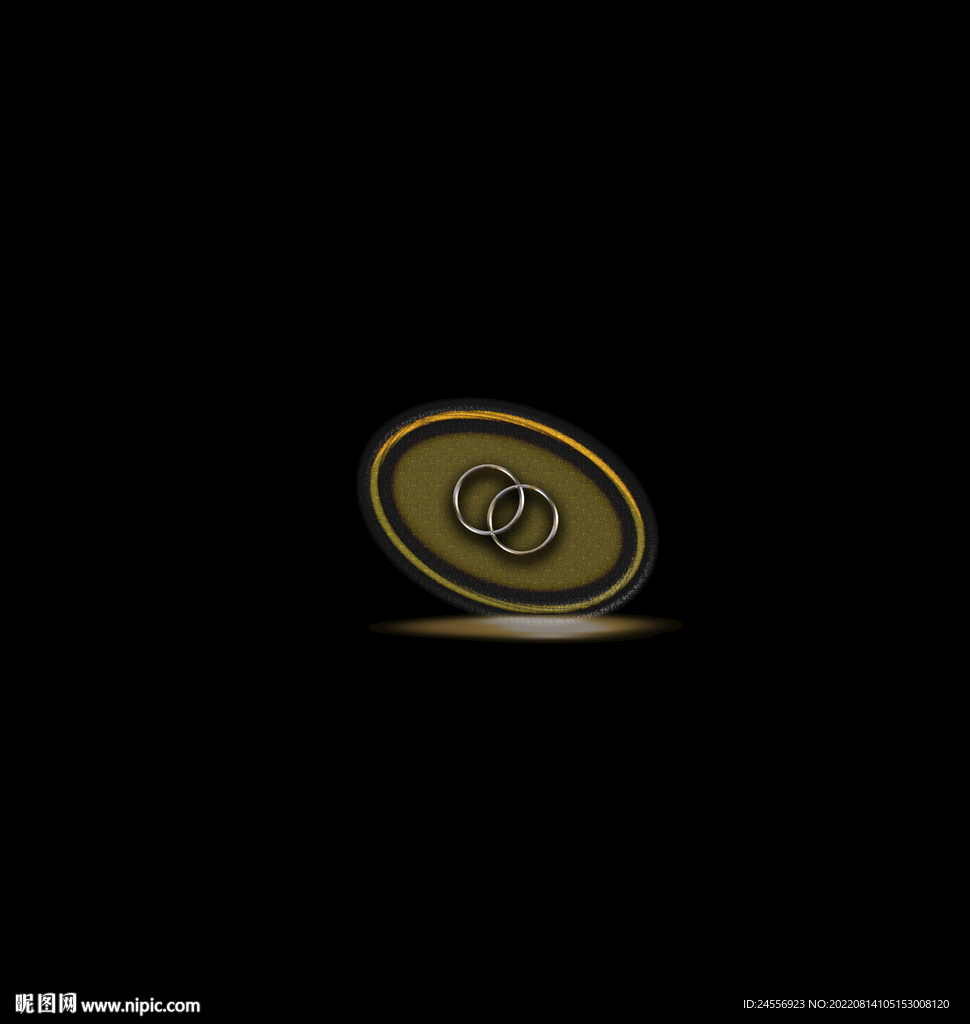 现代金色抽象装饰画