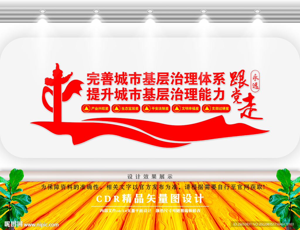  五星支部文化墙   