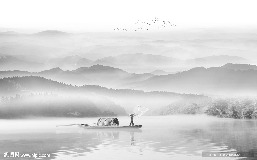 意境山水画