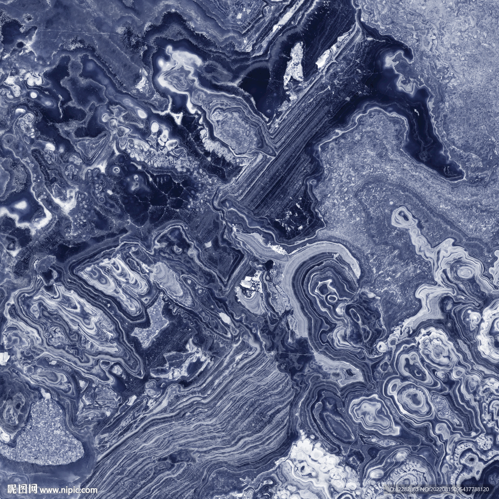 深蓝天然高清石纹 TIf合层