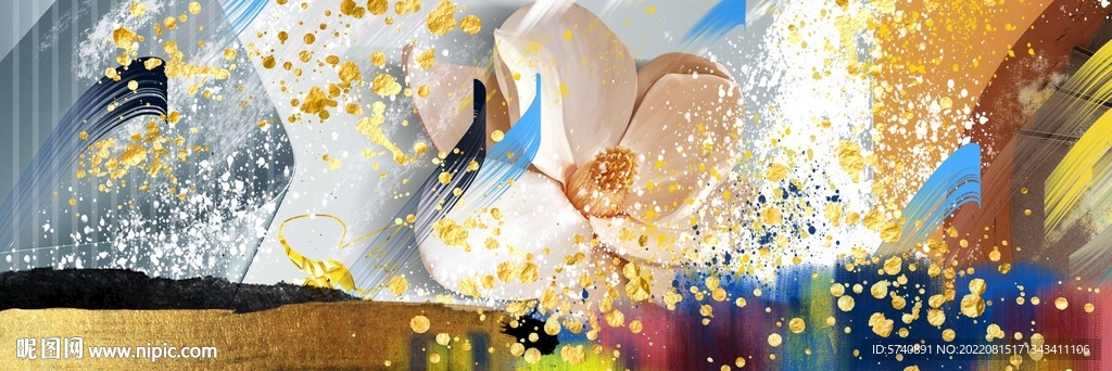 抽象油画