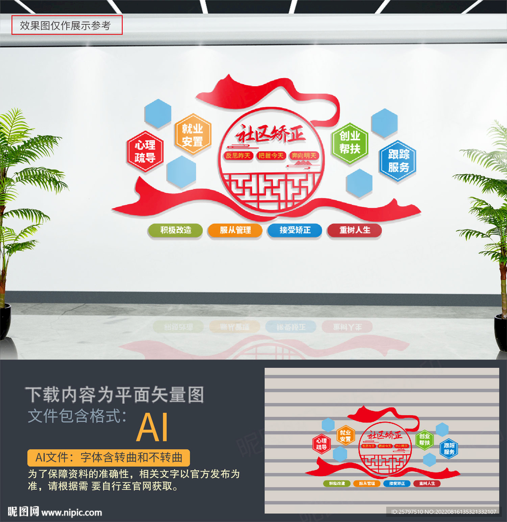 社区矫正文化墙