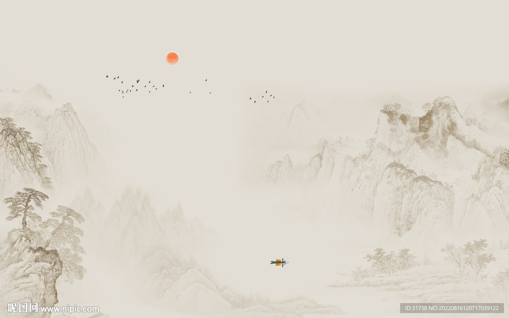 国画山水