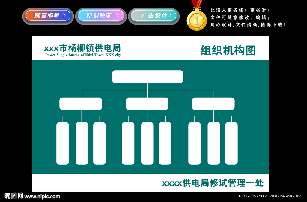 供电局组织机构图