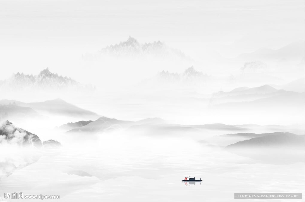 山水背景墙